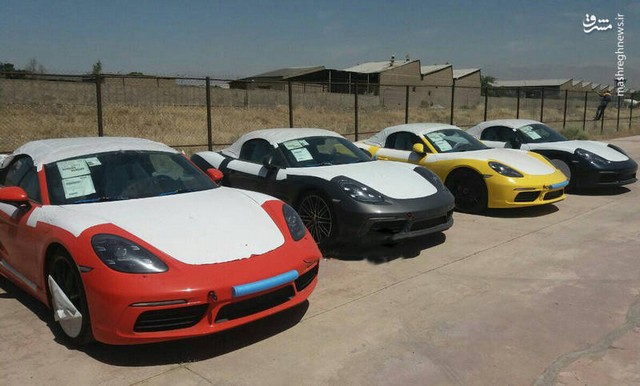 لاکچری های تازه وارد آلمانی در گمرک/عکس