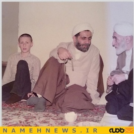 سیدحسن در کنار ناطق نوری