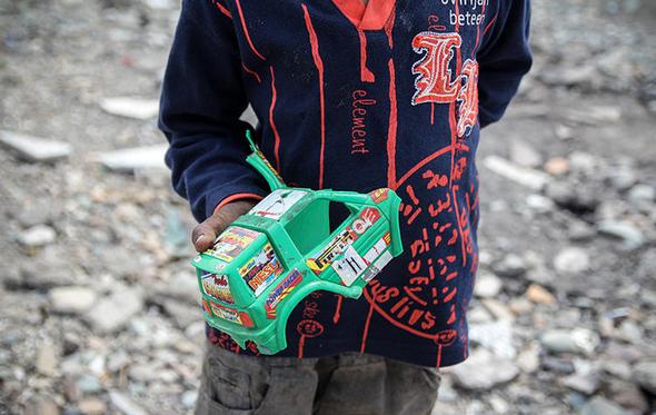 تصاویر : خانواده بی‌خانمان در حاشیه تهران