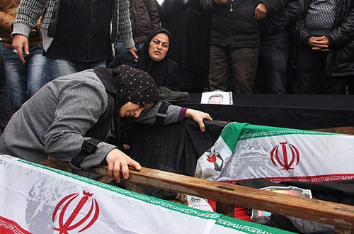 (تصاویر) تشییع زائران جانباخته‌ اربعین