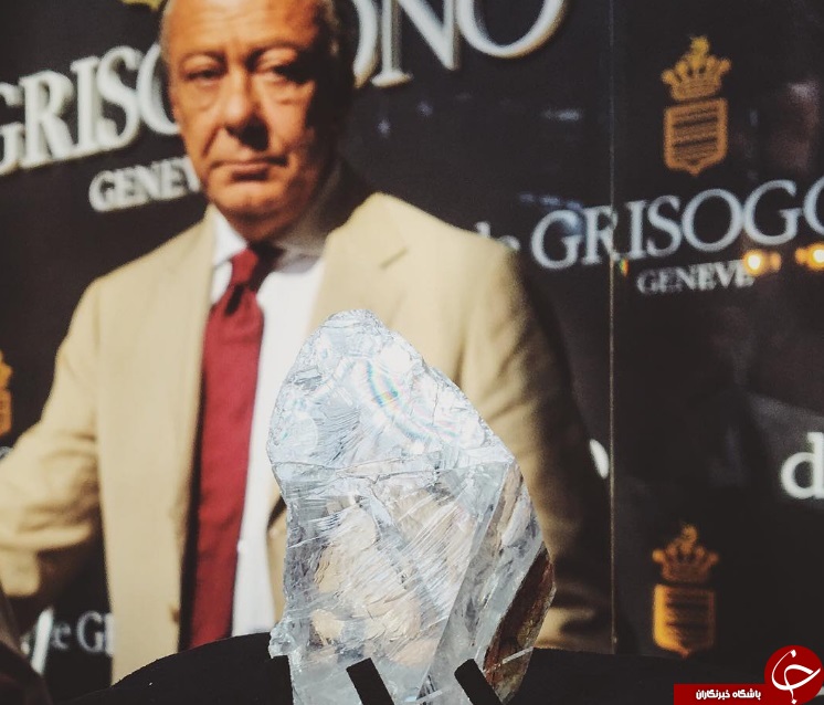 گرانترین الماس جهان به همراه مالک سوئیسی اش/عکس