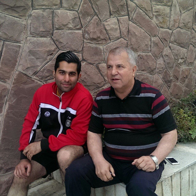 عکس جدیدی از علی پروین و پسرش