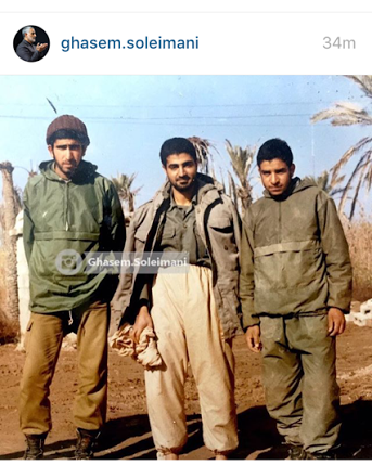 عکسی از جوانی‌های قاسم سلیمانی در جبهه/ عکس