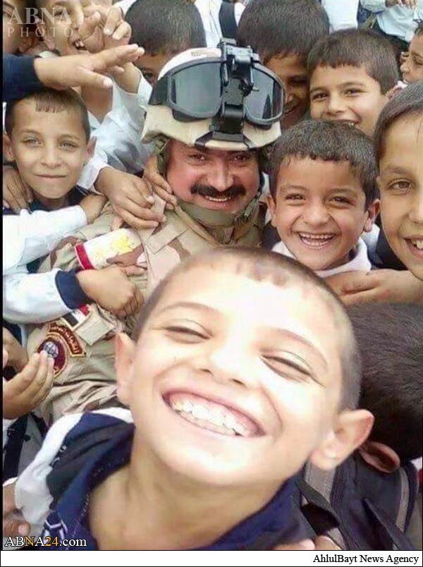 عکس سلفی بچه‌های تکریت