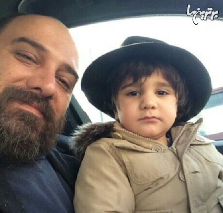 عکس سلفی برزو و جانیار با کلاه با نمک اش