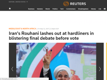 حمله روحانی به تندروها در آخرین مناظره انتخاباتی پرتنش