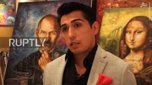 تصاویر /نقاشی 3000 دلاری چهره ترامپ بر روی سوسک