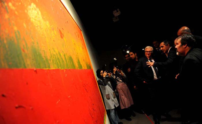 (تصاویر) اشتاین‌مایر در بازار تهران