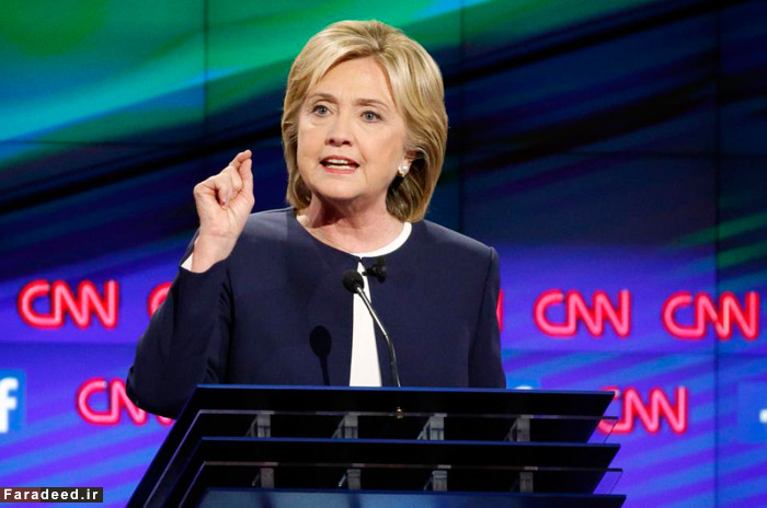 (تصاویر) هیلاری کلینتون در اولین مناظره
