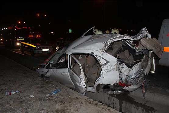 وقوع حادثه ای خونین در بزرگراه آزادگان+عکس