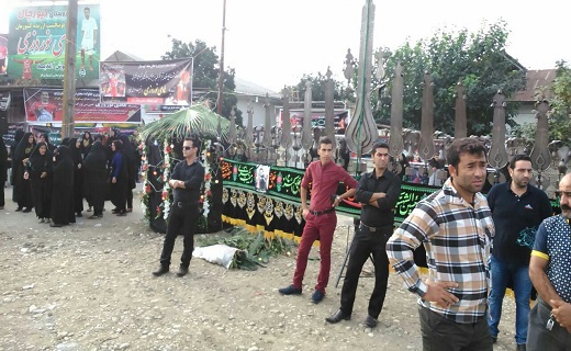 گزارش تصویری از مراسم تدفین هادی نوروزی در بابل