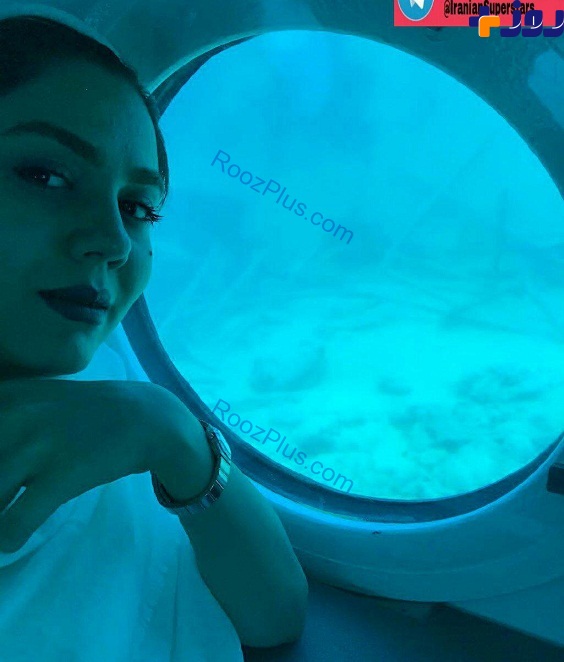 زن بازیگر ایرانی در زیر دریایی/ عکس