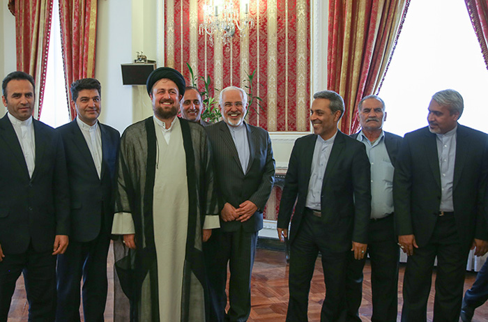 (تصاویر) سید حسن خمینی میهمان ظریف