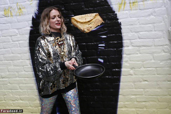 تصاویر/ مسابقه دویدن و درست کردن نان!