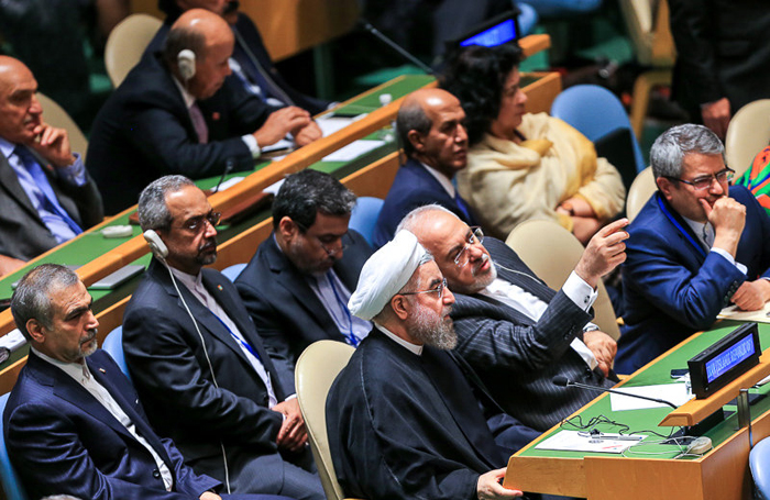 (تصاویر) روحانی در مقر سازمان ملل