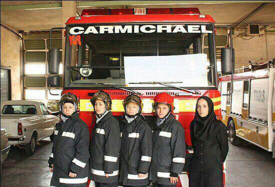 بانوان آتش نشان در کرج/ عکس