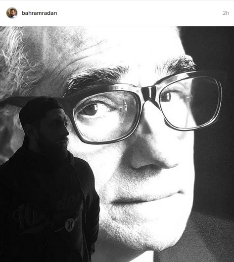 بهرام رادان در کنار کارگردان افسانه ای سینما/عکس