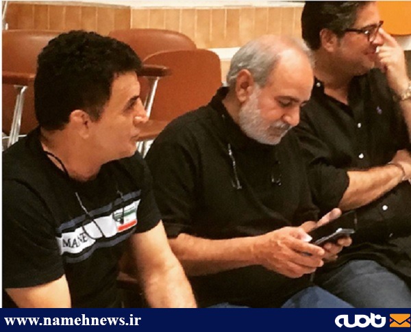 پرویز پرستویی در کنار محمد بنا/ عکس