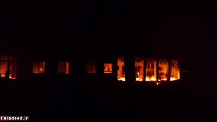 (تصاویر) حمله هوایی امریکا به بیمارستان قندوز