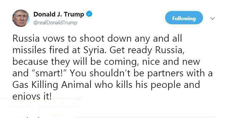 خط و نشان جنگی ترامپ برای روسیه: آماده باش به روسیه! موشک های زیبا، جدید و هوشمند ما دارد می آید