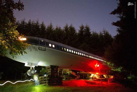 عکس/ زندگی در بوئینگ 727 وسط جنگل 