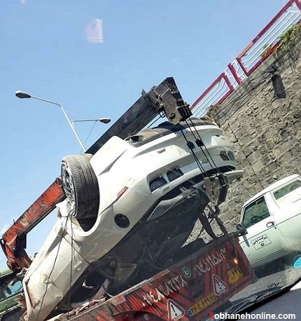 عکس:تصادف وحشتناک شورلت کوروت در تبریز