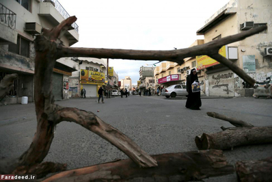 خیابان های منامه پس از راهپیمای اعتراضی شیعیان این کشور علیه اعدام شیخ نمر