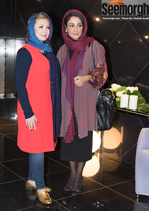 شقایق فراهانی و نیوشا ضیغمی در اکران نیمه شب اتفاق افتاد