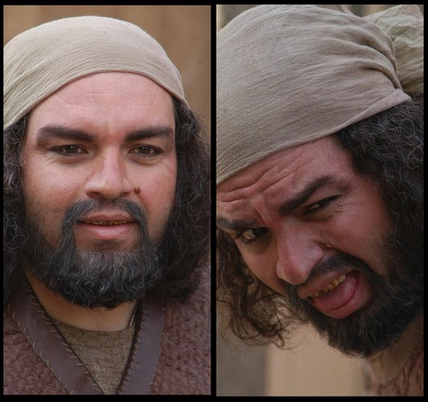 گریم متفاوت آقای بازیگر/ عکس