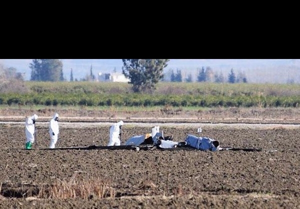 سقوط پهپاد آمریکایی در جنوب ترکیه/عکس