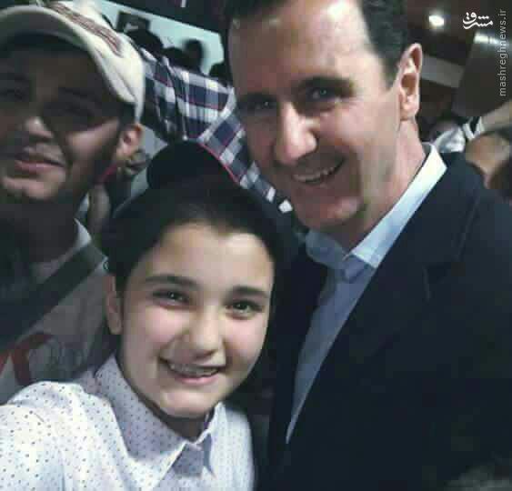 سلفی با بشار اسد/ عکس