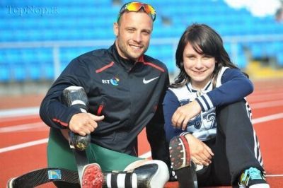 دختری که پایش را قطع کرد تا دونده شود!+تصاویر