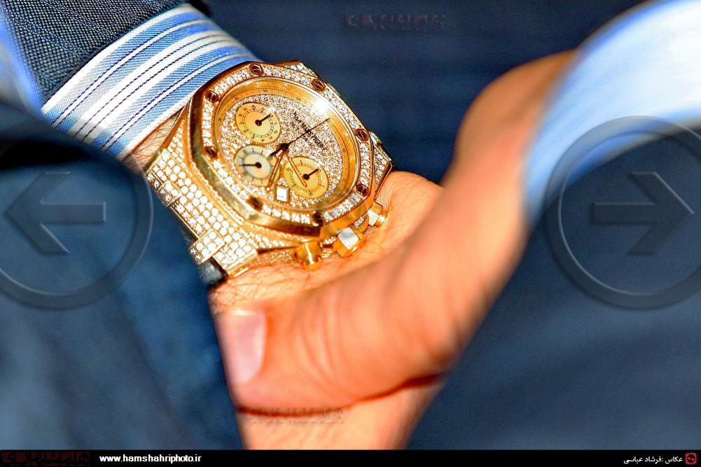 نشست خبری هدایتی تحت الشعاع یک ساعت گرانقیمت! + عکس