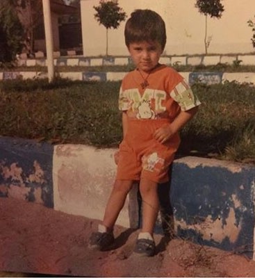 محسن مسلمان در کودکی/عکس