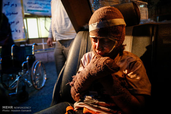 عکس: مصدومان چهارشنبه سوری در تهران