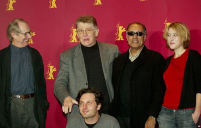 عباس کیارستمی در فستیوال برلین در سال ۲۰۰۵.