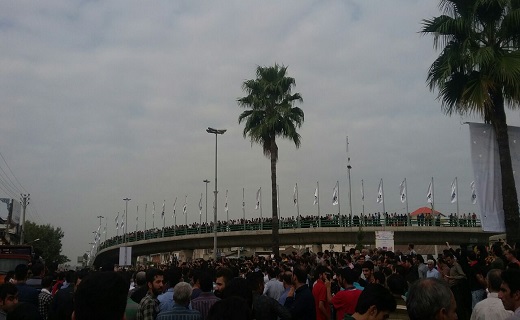 گزارش تصویری از مراسم تدفین هادی نوروزی در بابل