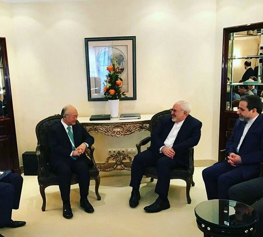 دیدار ظریف یا آمانو/عکس