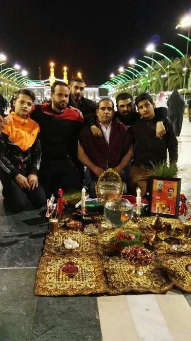 سفره هفت سین پرسپولیسی ها در بین الحرمین + عکس