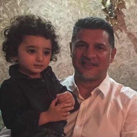 عکسی از پسر شیلا خداداد در آغوش علی دایی