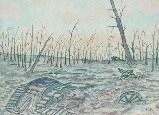 عکس؛ نقاشی‌های هیتلر در تهران