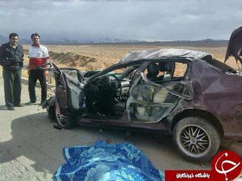 مرگ خبرنگار صدا و سیما در تصادف/ عکس
