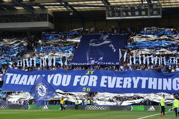 خداحافظی هواداران چلسی با جان تری