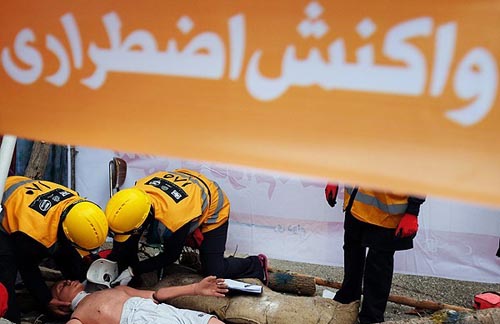 (تصاویر) مسابقه زنان امداد و نجات در تهران