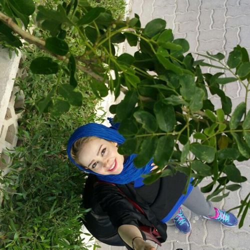 سلفی جدید و متفاوت الناز حبیبی