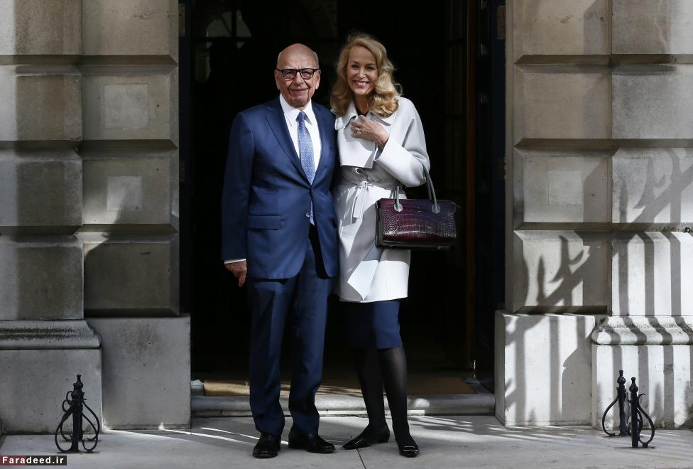 روپرت مرداک با هنرپیشه و مدل آمریکایی ازدواج کرد