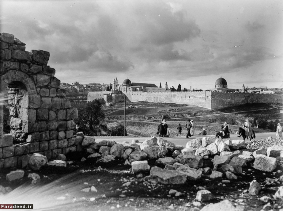 نمایی از شهر بیت المقدس. سال 1900