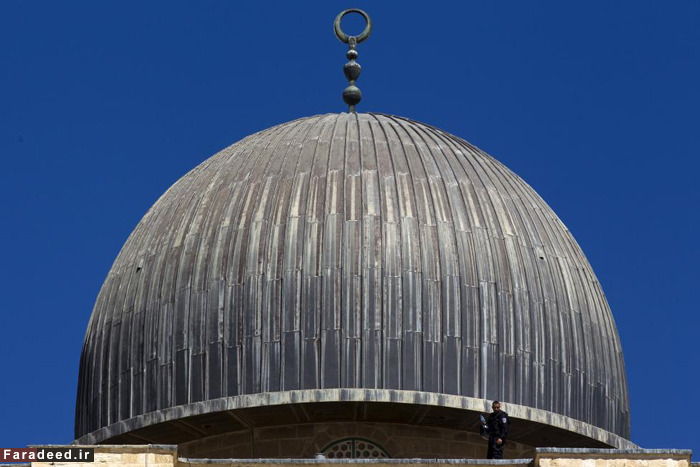 (تصاویر) حمله صهیونیست‌ها به مسجدالاقصی