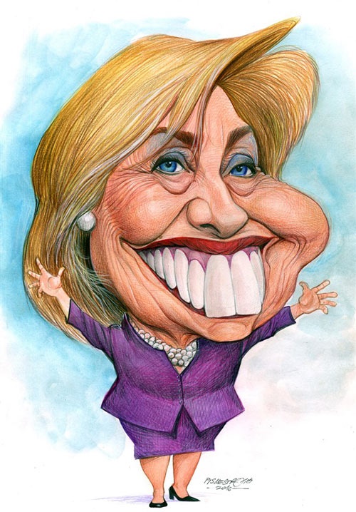 هیلاری کلینتون!/کاریکاتور