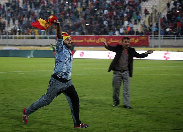 (تصاویر) تشنج پس از دیدار استقلال و فولاد